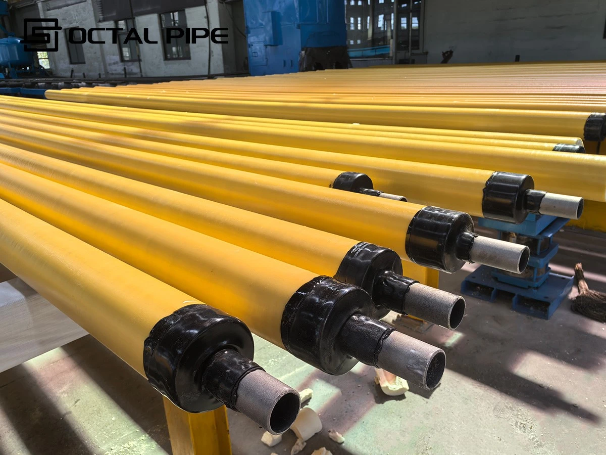 PU insulated steel pipe with HDPE outer jacket product display